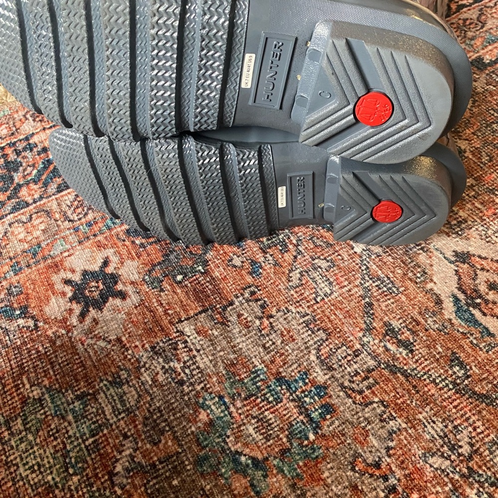 Hunter Women's Gray Rain Boots - Picture 4 of 8